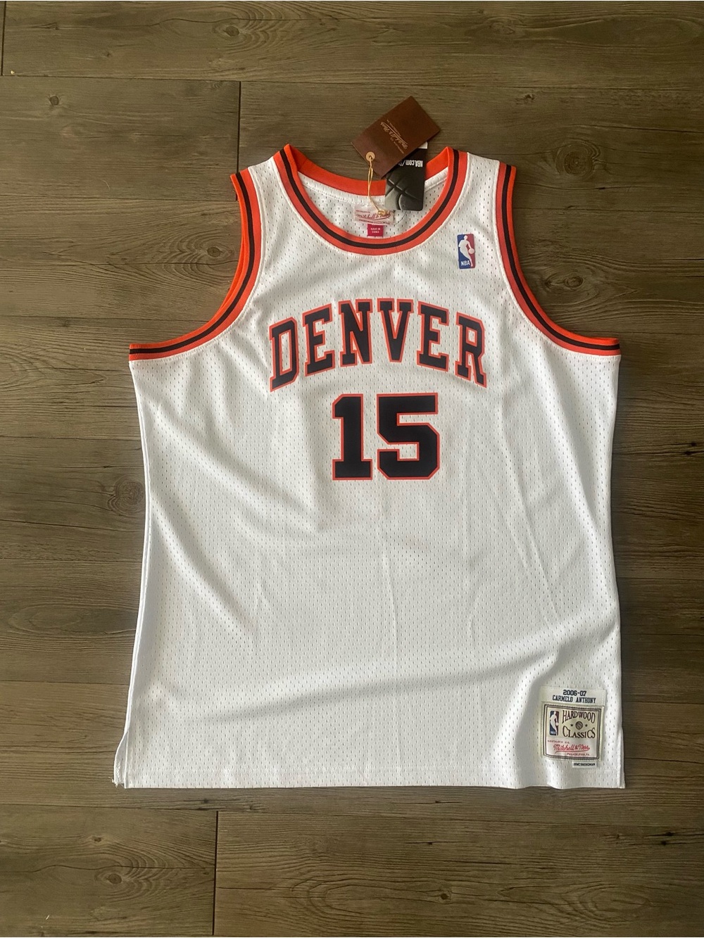 Mitchell & Ness Throwback Denver Nuggets Carmelo Anthony #15